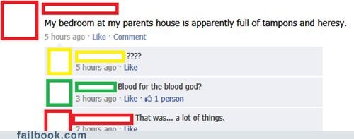 Tampons and Heresy