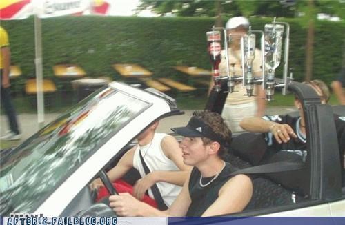 To the Boozemobile!
