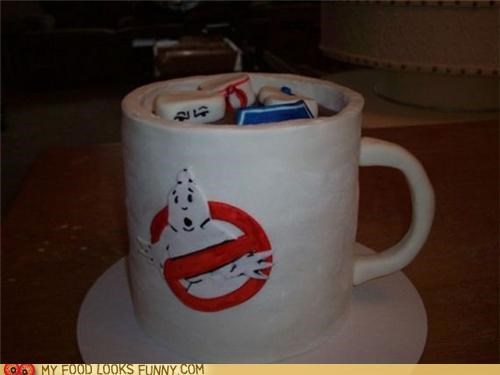 Ghost Buster Mug Cake