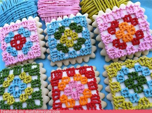 Epicute: Granny Square Cookies