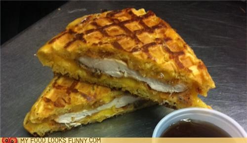 Chicken and Waffles on the Go