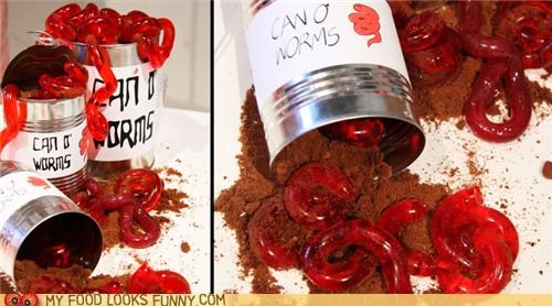 Can O' Jello Worms