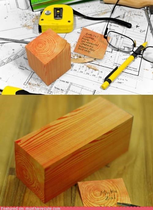 Wood Block Notepad