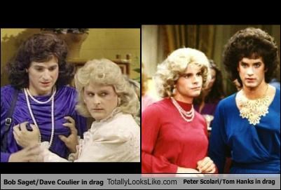 Bob Saget & Dave Coulier In Drag Totally Looks Like Peter Scolari & Tom Hanks In Drag