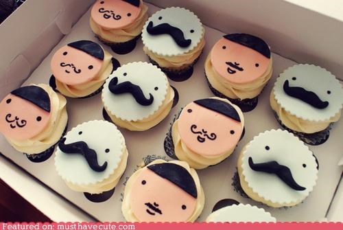 Epicute: Mustache Cupcakes
