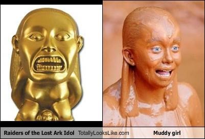 Raiders Of The Lost Ark Idol Totally Looks Like Muddy Girl