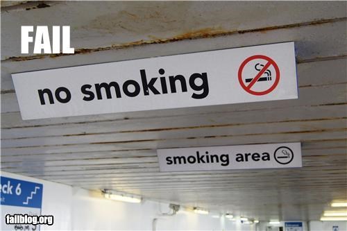 Smoking Area FAIL