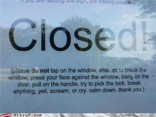 Calm the F**k Down, Nobody's Here