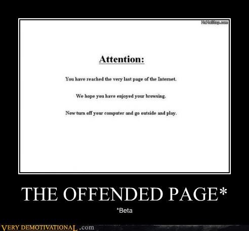 THE OFFENDED PAGE*