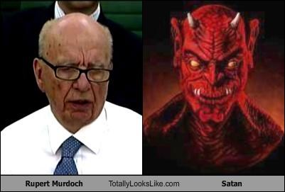 Rupert Murdoch Totally Looks Like Satan