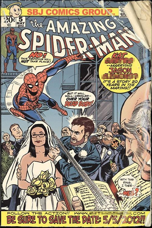 Superhero Save-the-Date of the Day