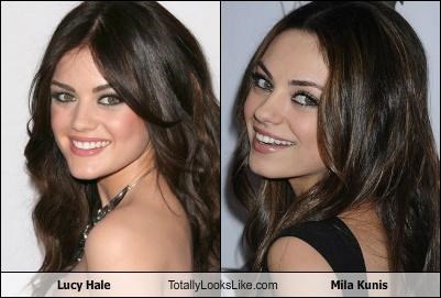 Lucy Hale Totally Looks Like Mila Kunis