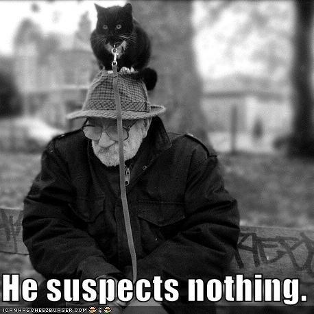 He suspects
