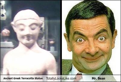 Ancient Greek Terracotta Statue Totally Looks Like Mr. Bean