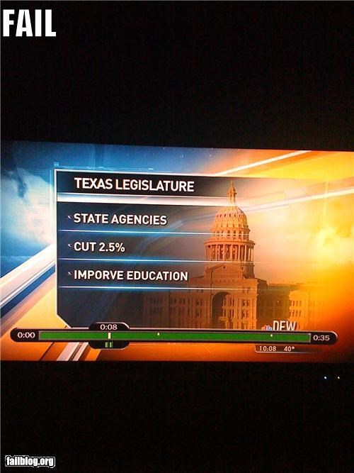 Education Improvement FAIL