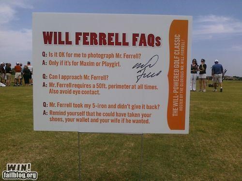 Will Ferrell FAQ WIN