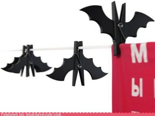 Bat Clothespins