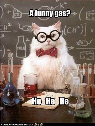 Chemistry Cat: Nitrous Oxide Doesn't Cut It