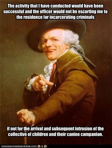 Joseph Ducreux hates those meddling kids