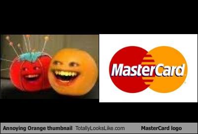 Annoying Orange Thumbnail Totally Looks Like MasterCard Logo