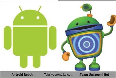 Android Robot Totally Looks Like Team Umizoomi Bot