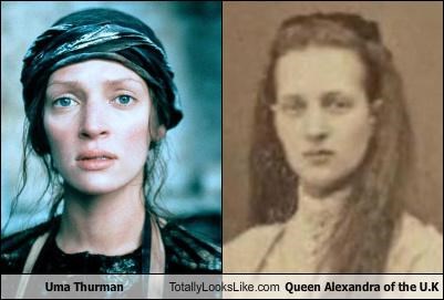 Uma Thurman Totally Looks Like Queen Alexandra of the U.K