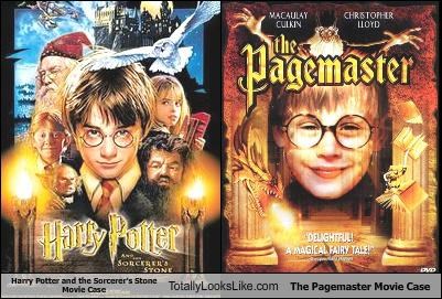 Harry Potter and the Sorcerer's Stone Movie Case Totally Looks Like The Pagemaster Movie Case