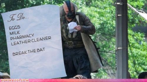 Bane's "To Do" List...