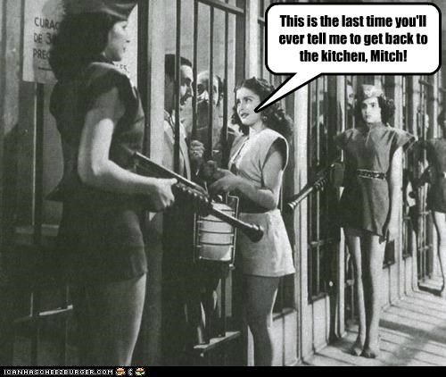 After One Too Many "Kitchen" Jokes, The Women Snapped...