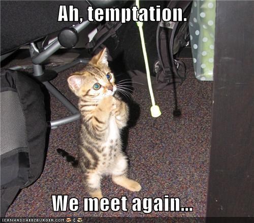 Ah, temptation.  We meet again...