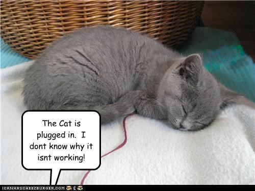 Apparently its recharging.....