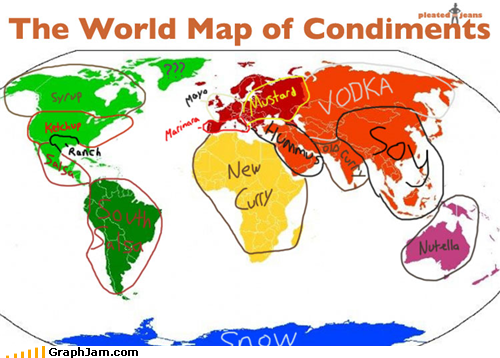 Since When Is Snow a Condiment?