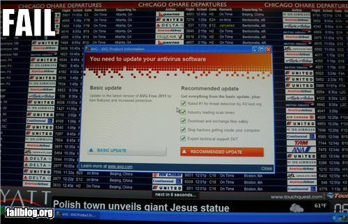 Departure Time FAIL