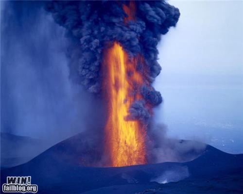 Mother Nature FTW: Etna Explosion