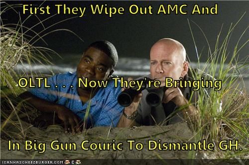First They Wipe Out AMC And OLTL . . . Now They're Bringing    In Big Gun Couric To Dismantle GH.