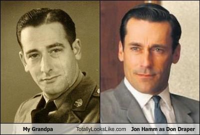 My Grandpa Totally Looks Like Jon Hamm as Don Draper