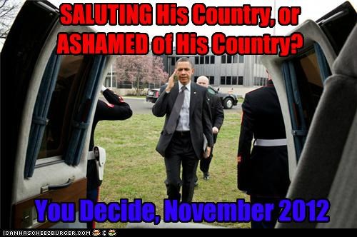 SALUTING His Country, or ASHAMED of His Country?