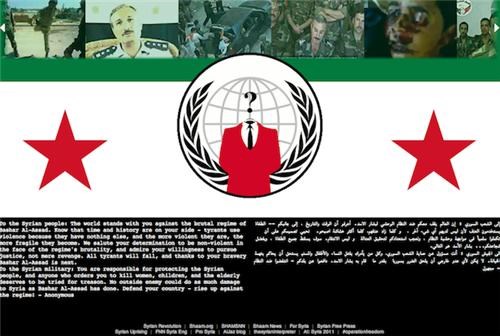 Anonymous vs. The Syrian Ministry of Defense of the Day
