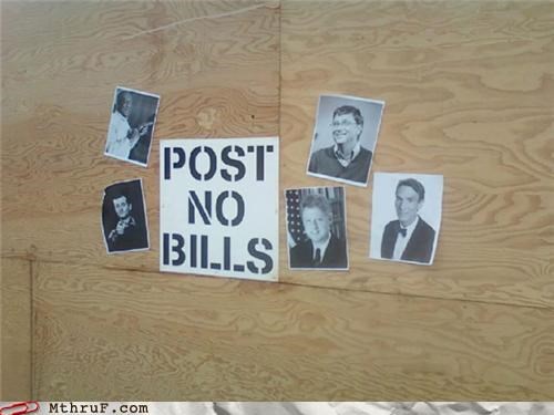 Except Those Bills. Those Bills Are Fine.