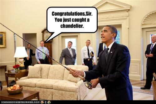 That Chandelier Gets Bigger Every Time He Tells the Story