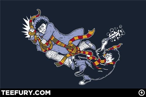 Harry Potter vs. The Doctor Tee of the Day