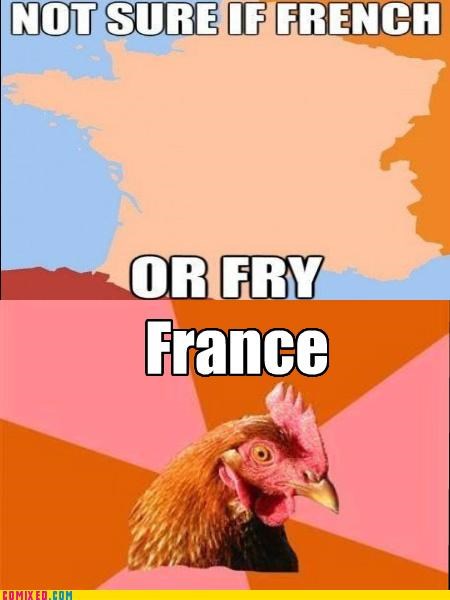 Anti-Joke Chicken: Ruining Fry Meme