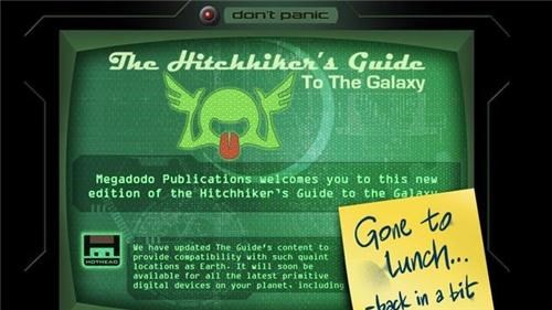Hitchhiker's Guide iPad App of the Day