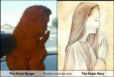 This Dried Mango Totally Looks Like The Virgin Mary