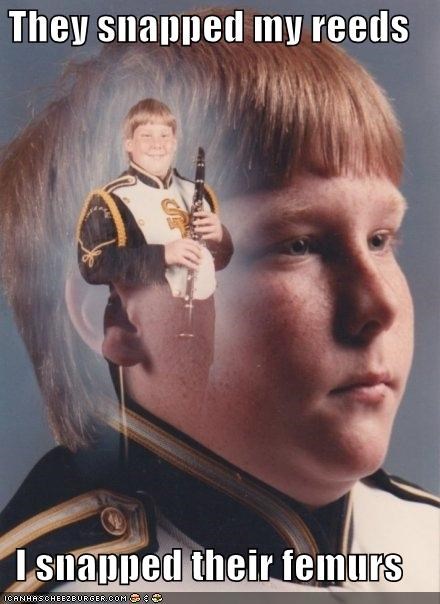 Classic PTSD Clarinet Kid: They Were Like Twigs