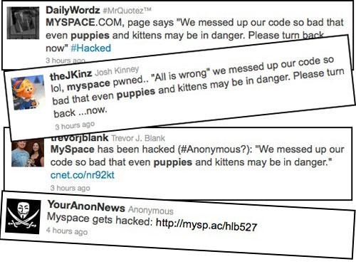 MySpace Non-Hack of the Day