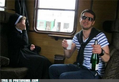She Probably Just Took a Pull of Champagne
