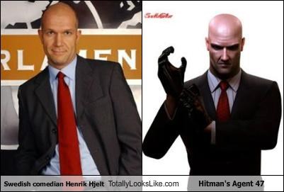 Swedish Comedian Henrik Hjelt Totally Looks Like Hitman's Agent 47