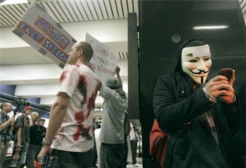 Follow Up of the Day: Anonymous Protests BART Cell Phone Blackout