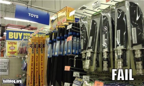 Toy Aisle FAIL